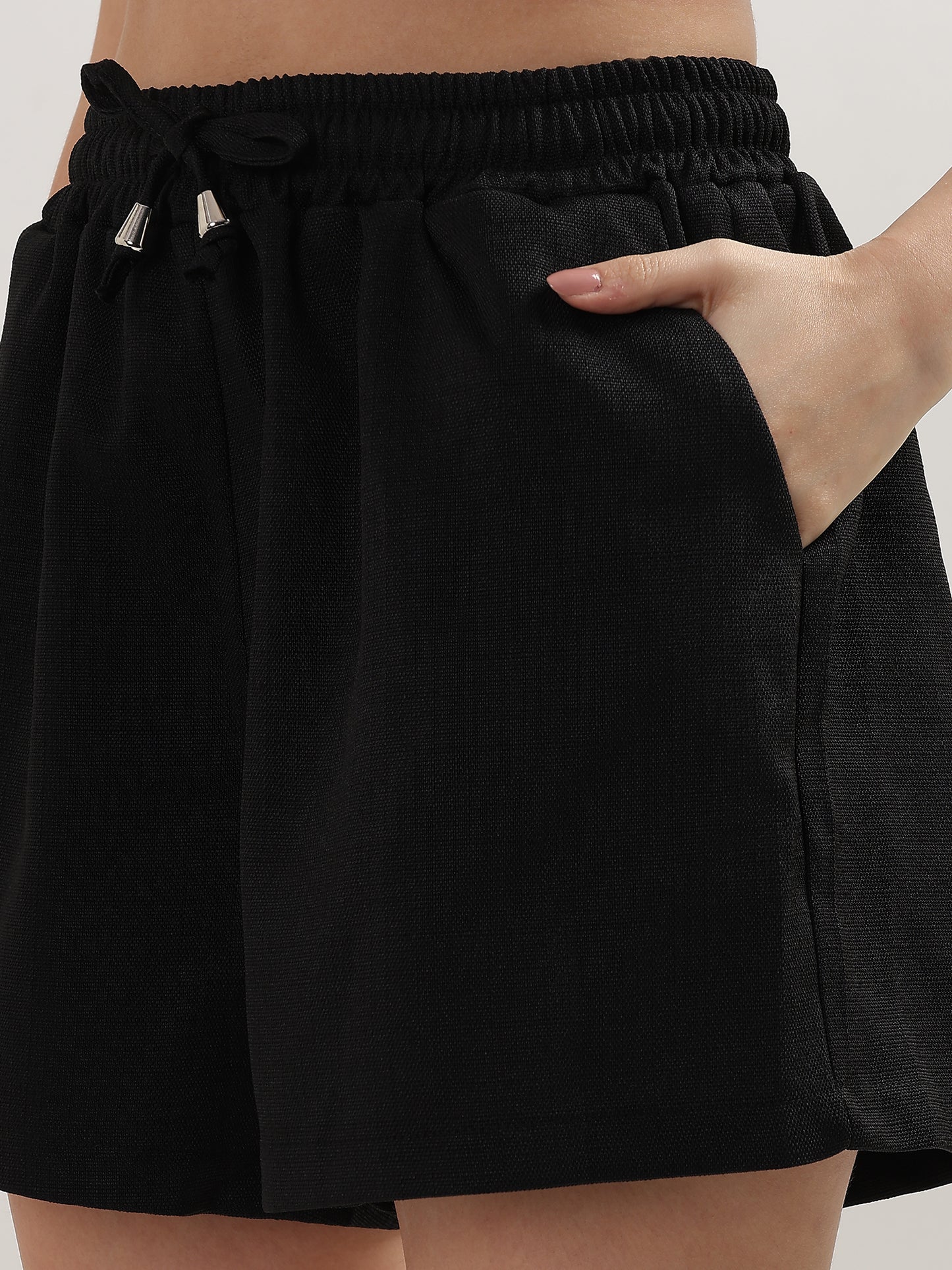 Powder Grid Co-ord Set (TOP+BOTTOM)