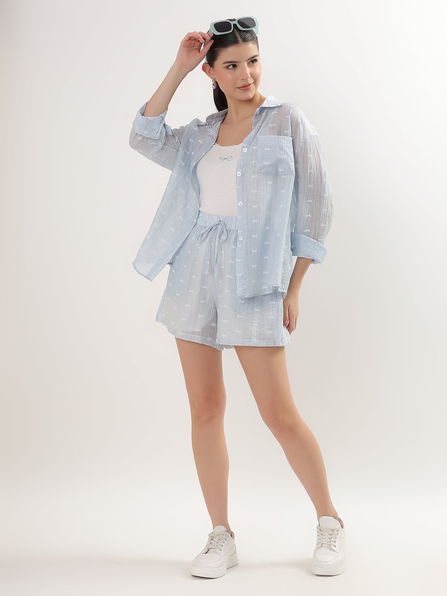 Mist Bow Co-ord (3-Piece Set)