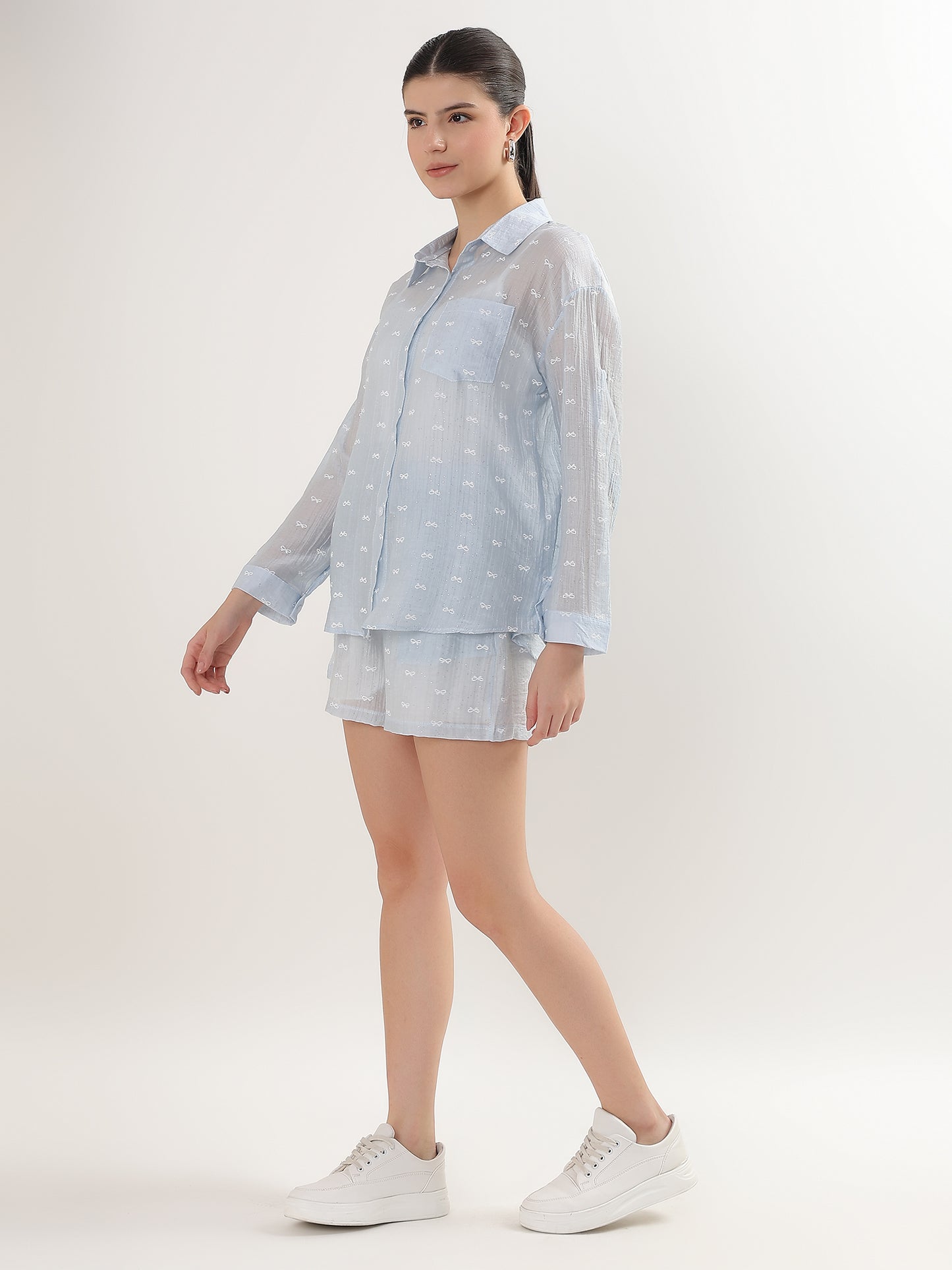 Mist Bow Co-ord (3-Piece Set)
