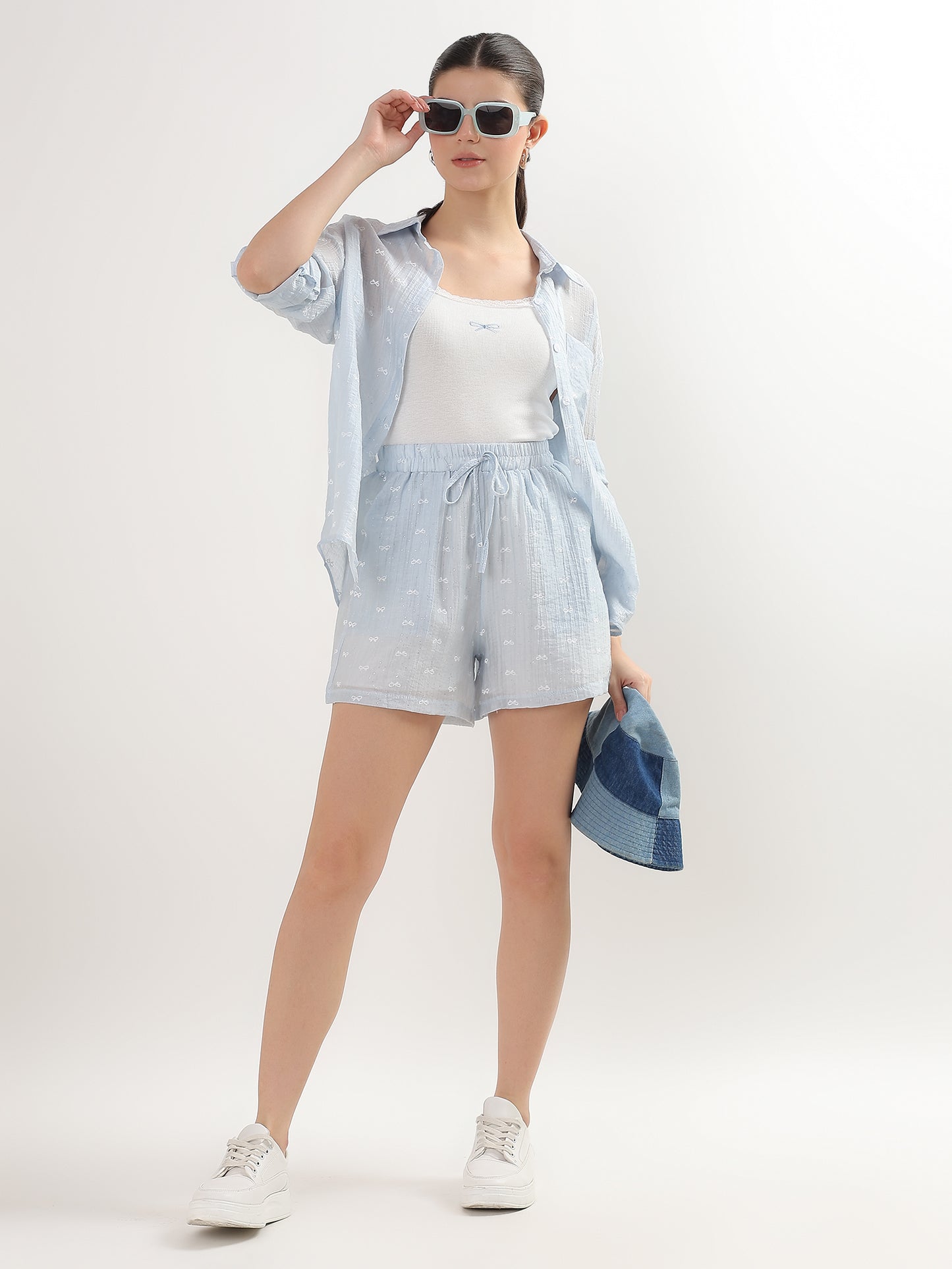 Mist Bow Co-ord (3-Piece Set)