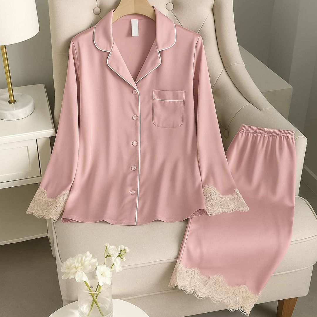 Dream Satin Pajamas Set 2.0 (Faux Silk)
