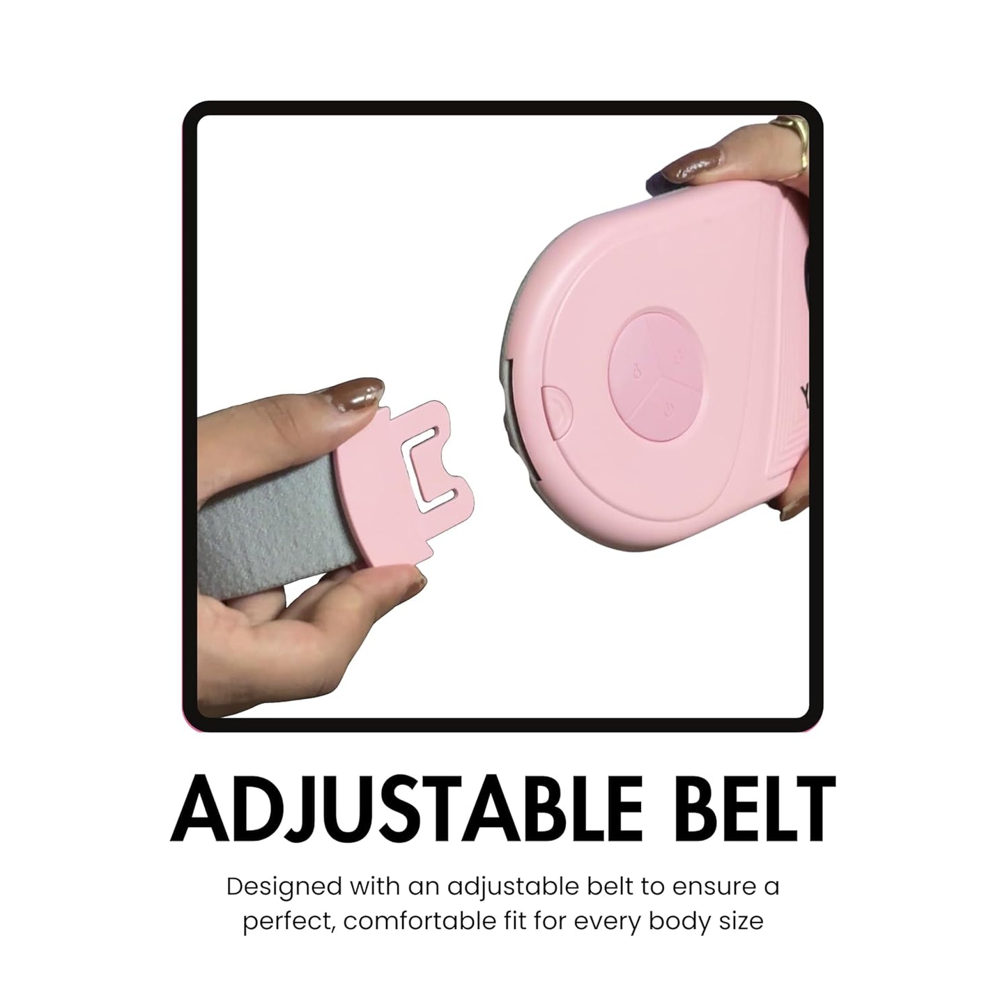 YAAVIS Period Cramp Heating Pad & Massager β Portable Rechargeable Pain Relief Belt