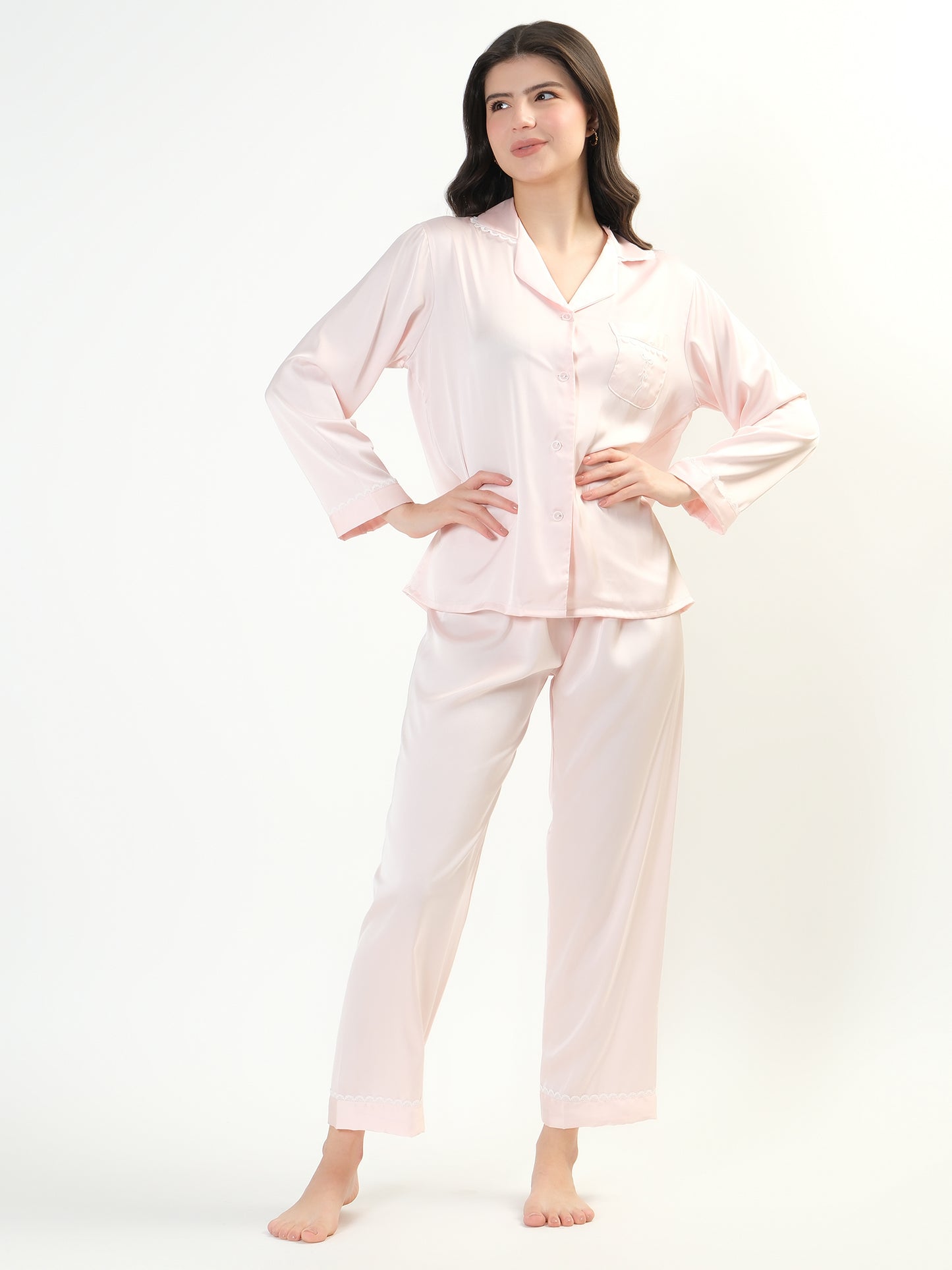 Bow Satin Lounge wear