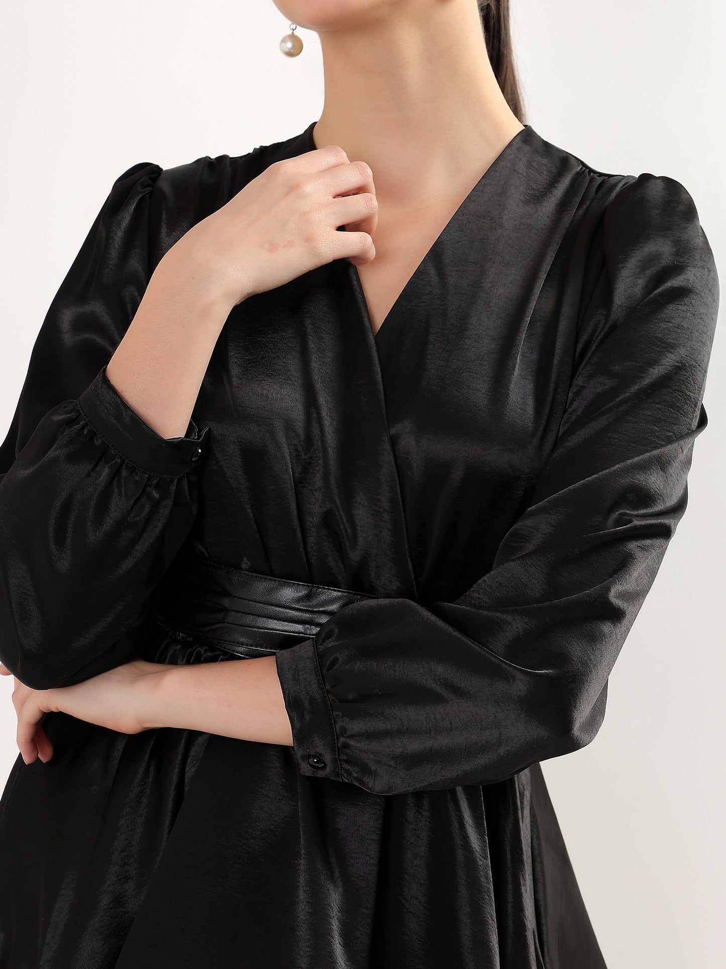 Monochrome Muse Set (TOP+BELT)