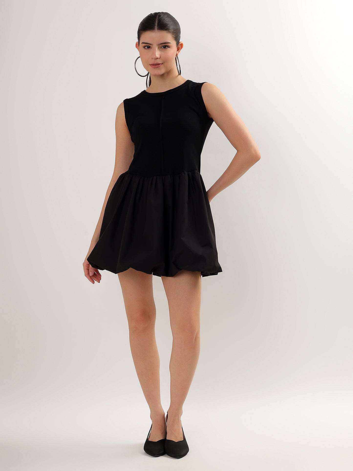 Noir Icon Classic Black Dress
