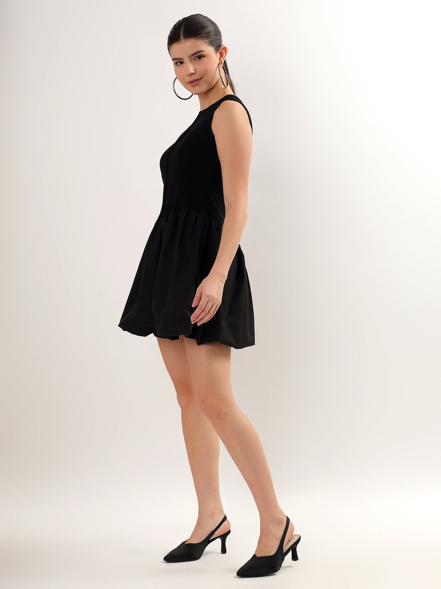 Noir Icon Classic Black Dress