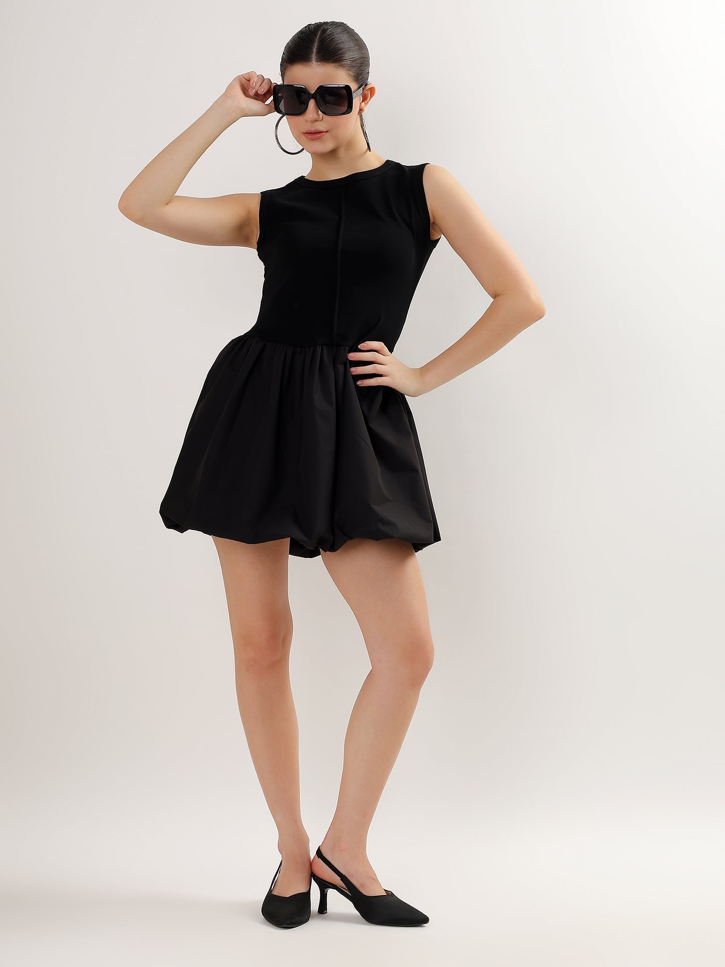 Noir Icon Classic Black Dress