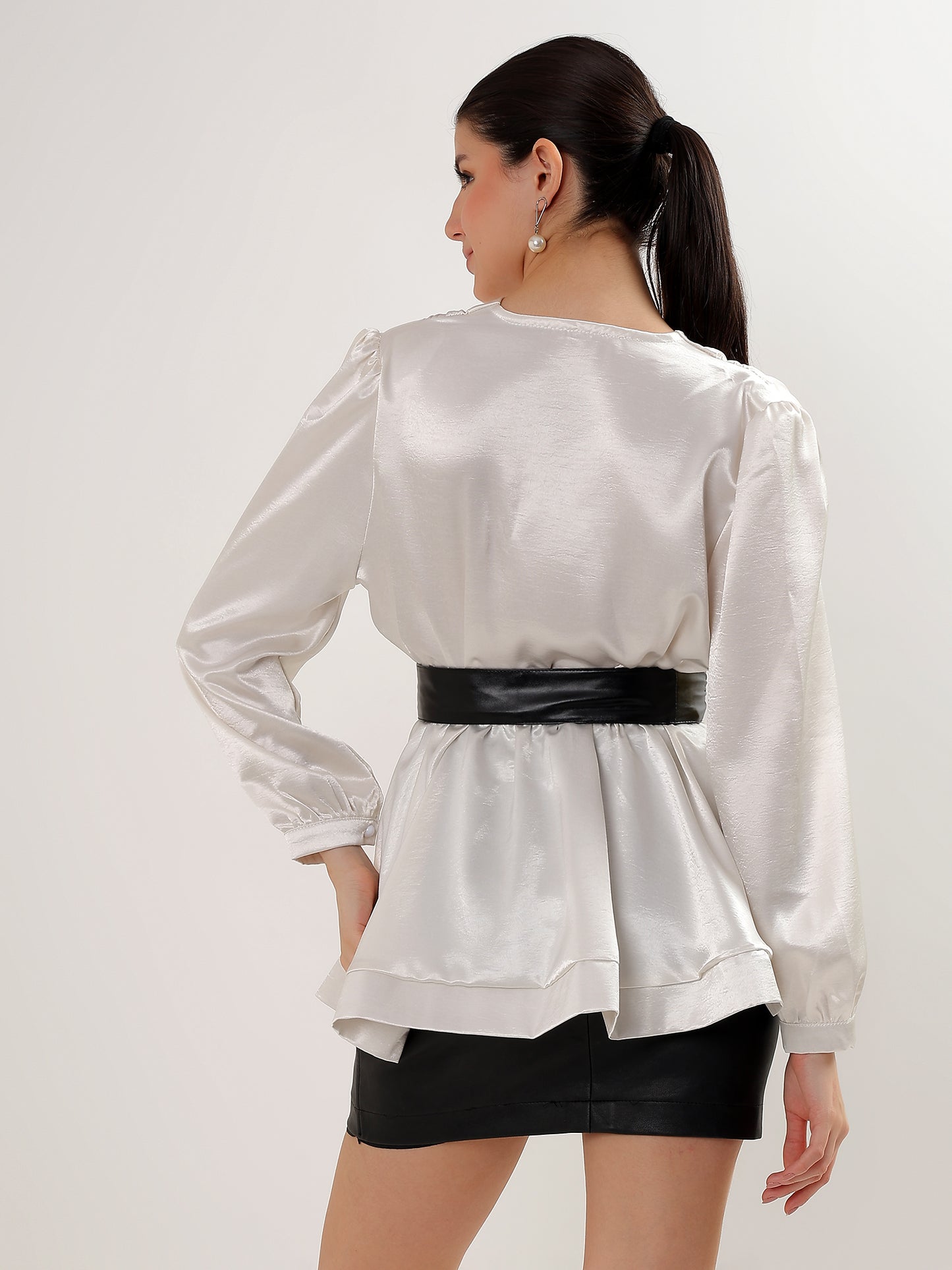 Monochrome Muse Set (TOP+BELT)