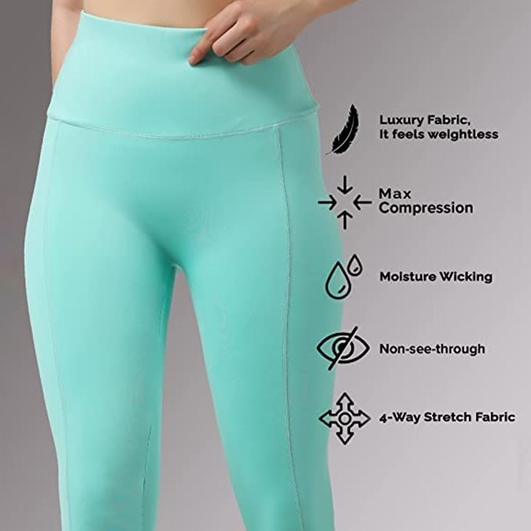 The Vibrant and Stylish: Active-Wear Workout Crop Top & Jogger Combo Set is the ideal choice for anyone on a fitness journey