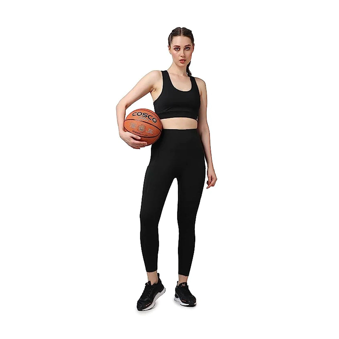 Ultimate Comfort and Style: High Waisted Workout Leggings and Crop Top Set for Women That Elevate Your Fitness Game