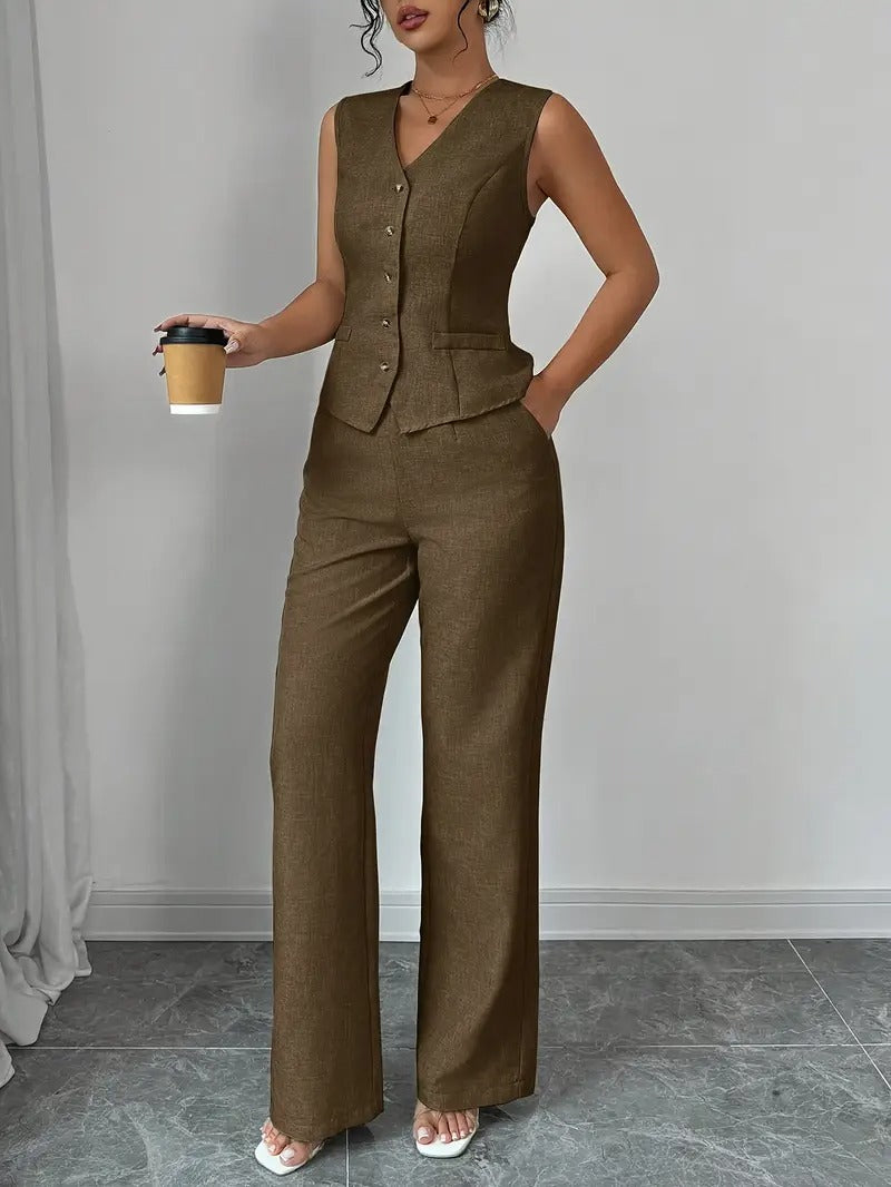 Sleek Smart Women Set (TOP+BOTTOM)