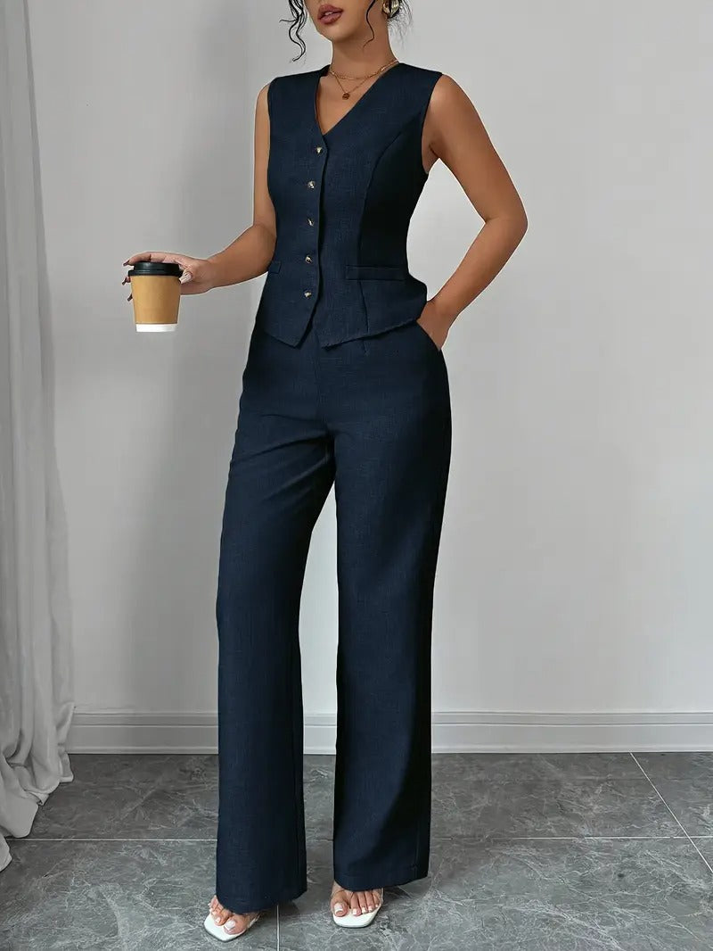 Sleek Smart Women Set (TOP+BOTTOM)