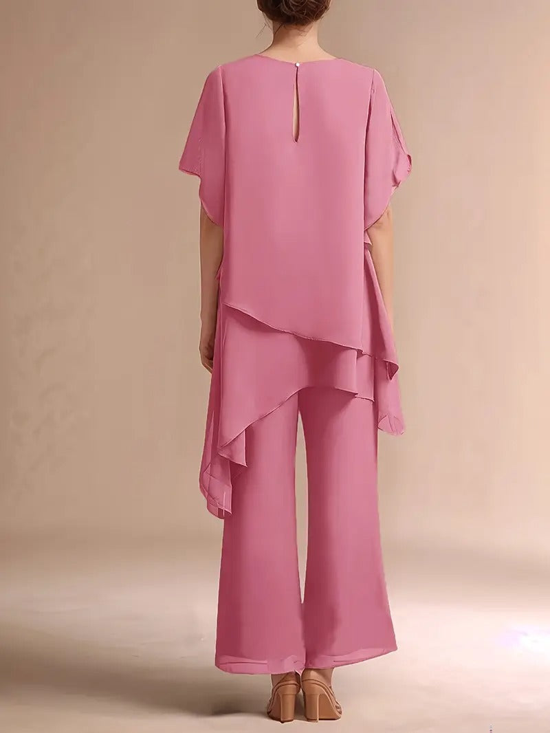 Marvellous Women Short Sleeve Elegant Fashion Suit (TOP+BOTTOM)