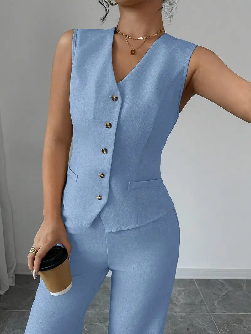 Sleek Smart Women Set (TOP+BOTTOM)