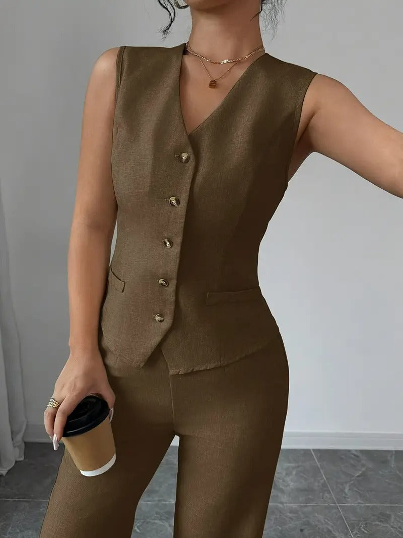 Sleek Smart Women Set (TOP+BOTTOM)