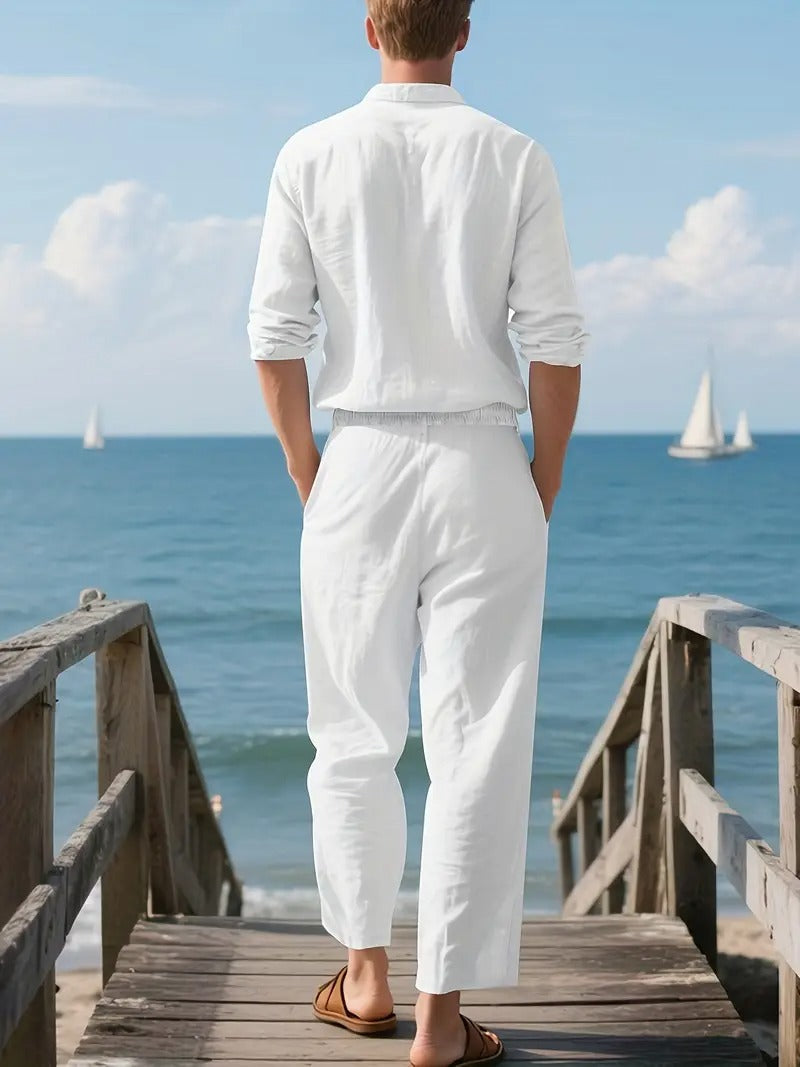 Fashionable Men's Cord Set Shirt Suit 1.0 (Shirt+BOTTOM)