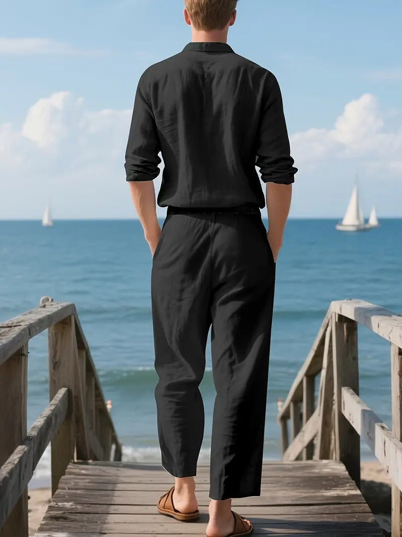 Fashionable Men's Cord Set Shirt Suit 1.0 (Shirt+BOTTOM)