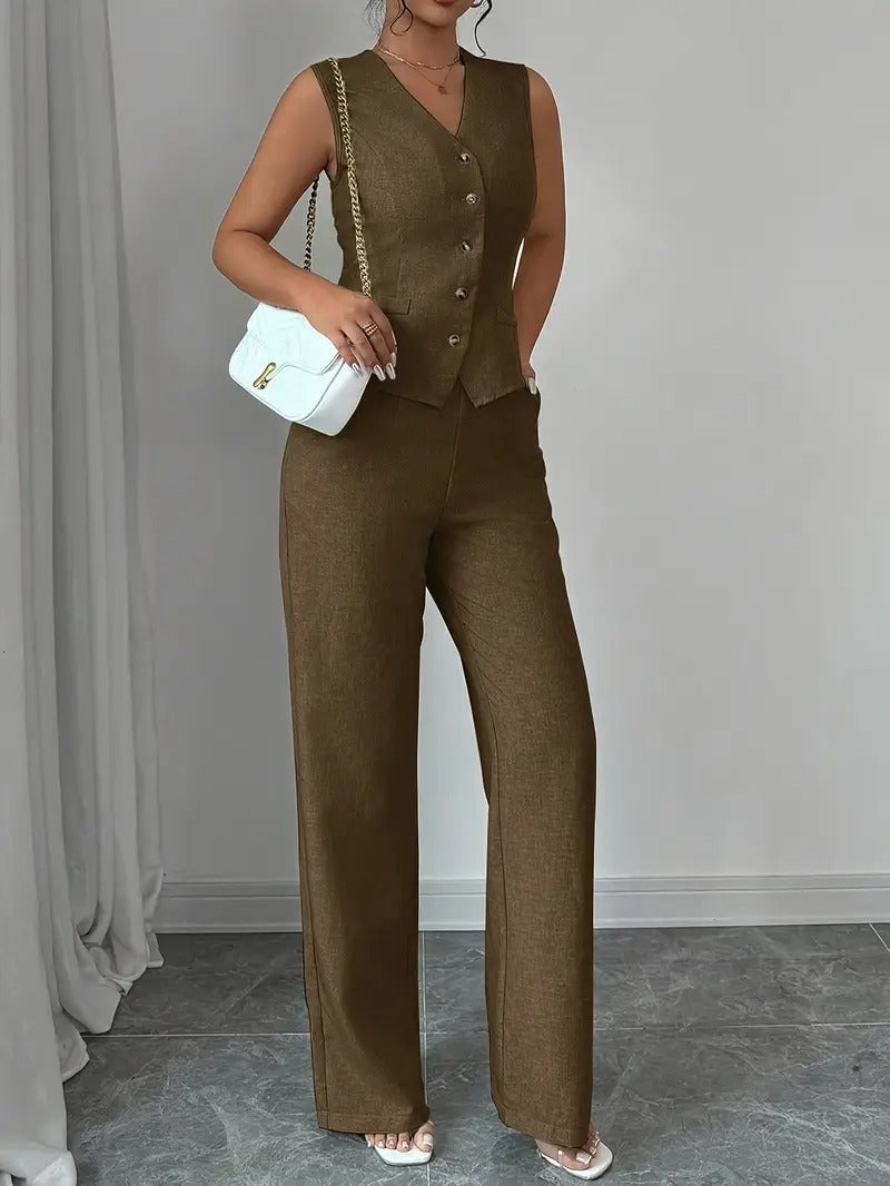 Sleek Smart Women Set (TOP+BOTTOM)
