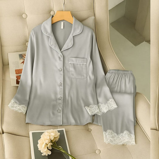 Dream Satin Pajamas Set 2.0 (Faux Silk)