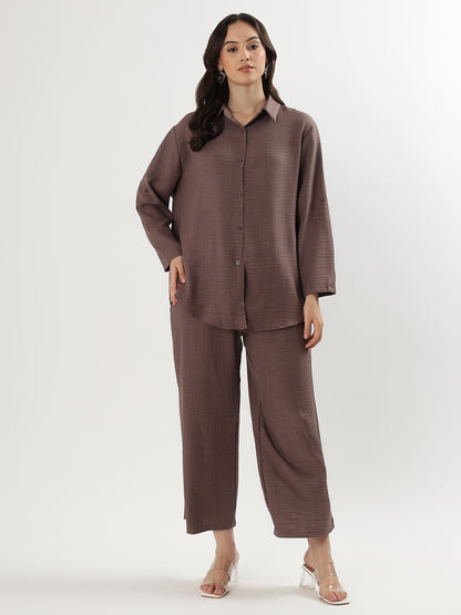 Relaxed Ease Shirt & Pants Set (TOP+BOTTOM)