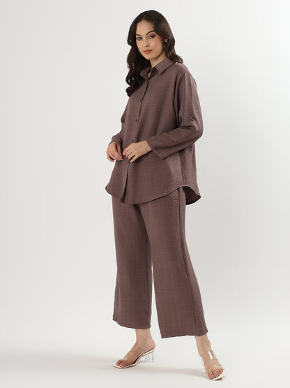 Relaxed Ease Shirt & Pants Set (TOP+BOTTOM)