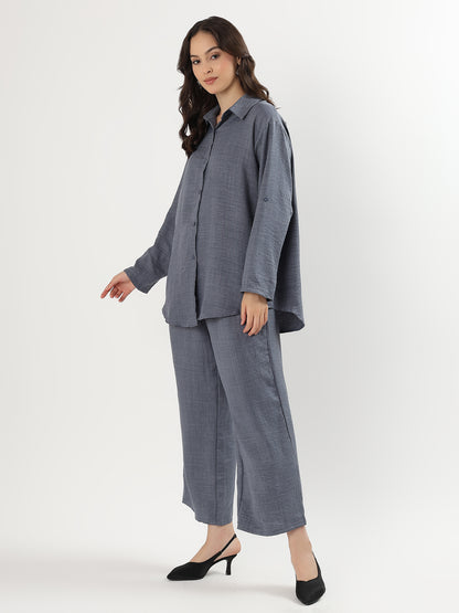 Relaxed Ease Shirt & Pants Set (TOP+BOTTOM)