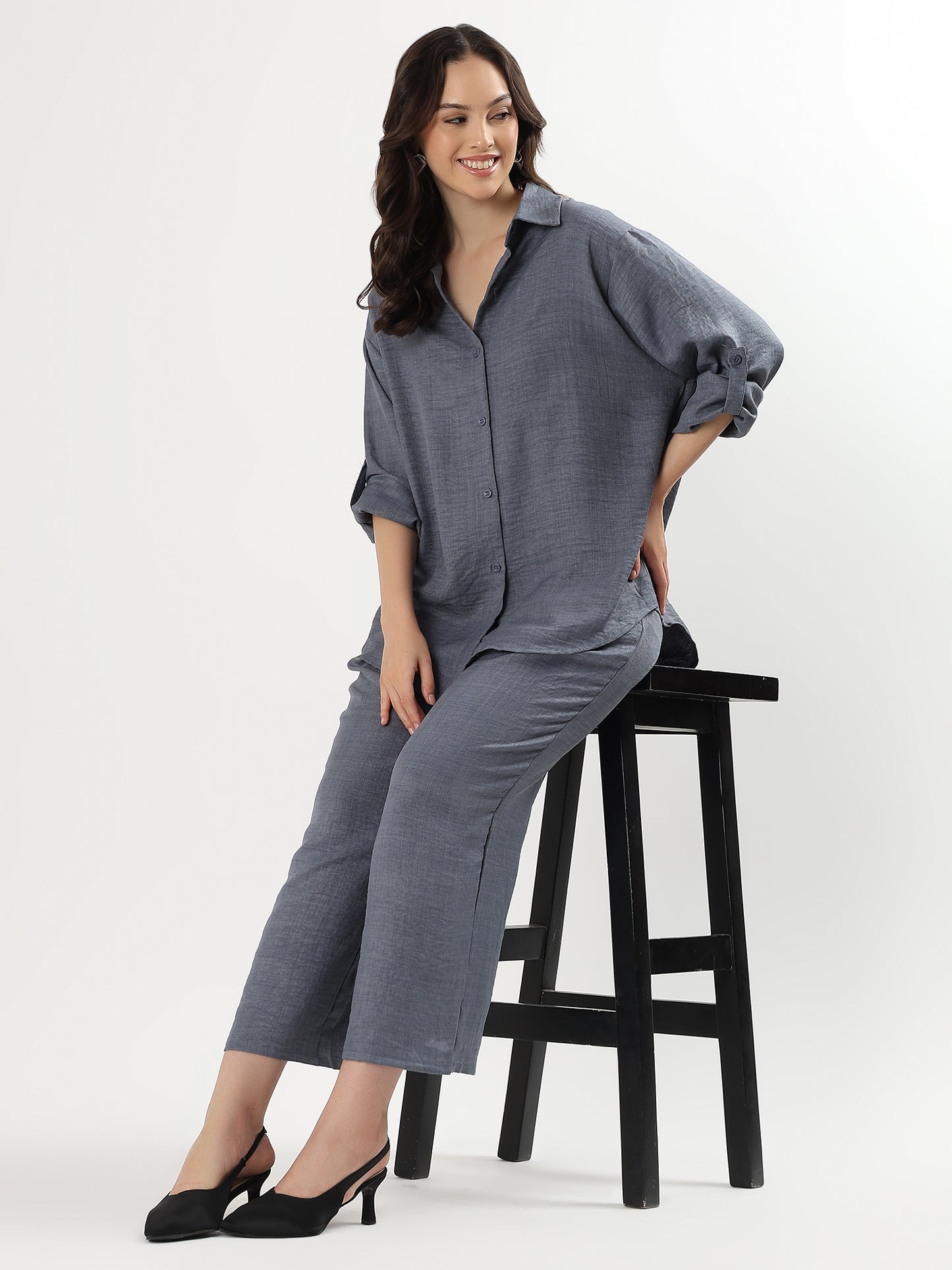 Relaxed Ease Shirt & Pants Set (TOP+BOTTOM)
