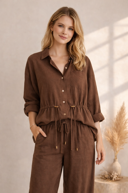 Luxe Breeze Two-Piece Co-Ord Set