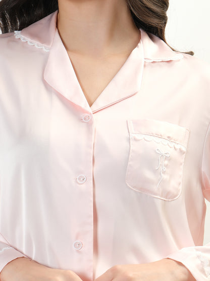Bow Satin Lounge wear