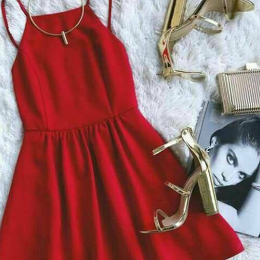 Red Skater Dress
