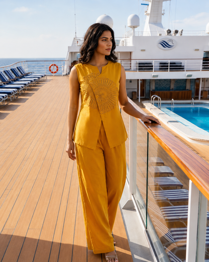 Pearl Detail Co-Ord Set for Women