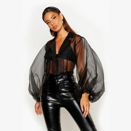 Satin Bustier with Tissue Oversize Shirt.03