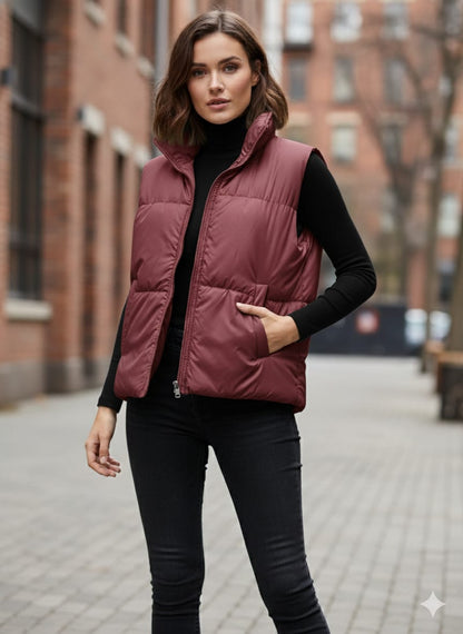 Urban Puff Women’s Sleeveless Puffer Jacket