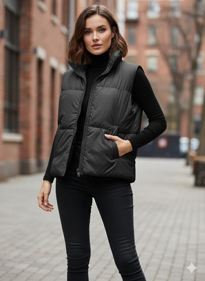 Urban Puff Women’s Sleeveless Puffer Jacket