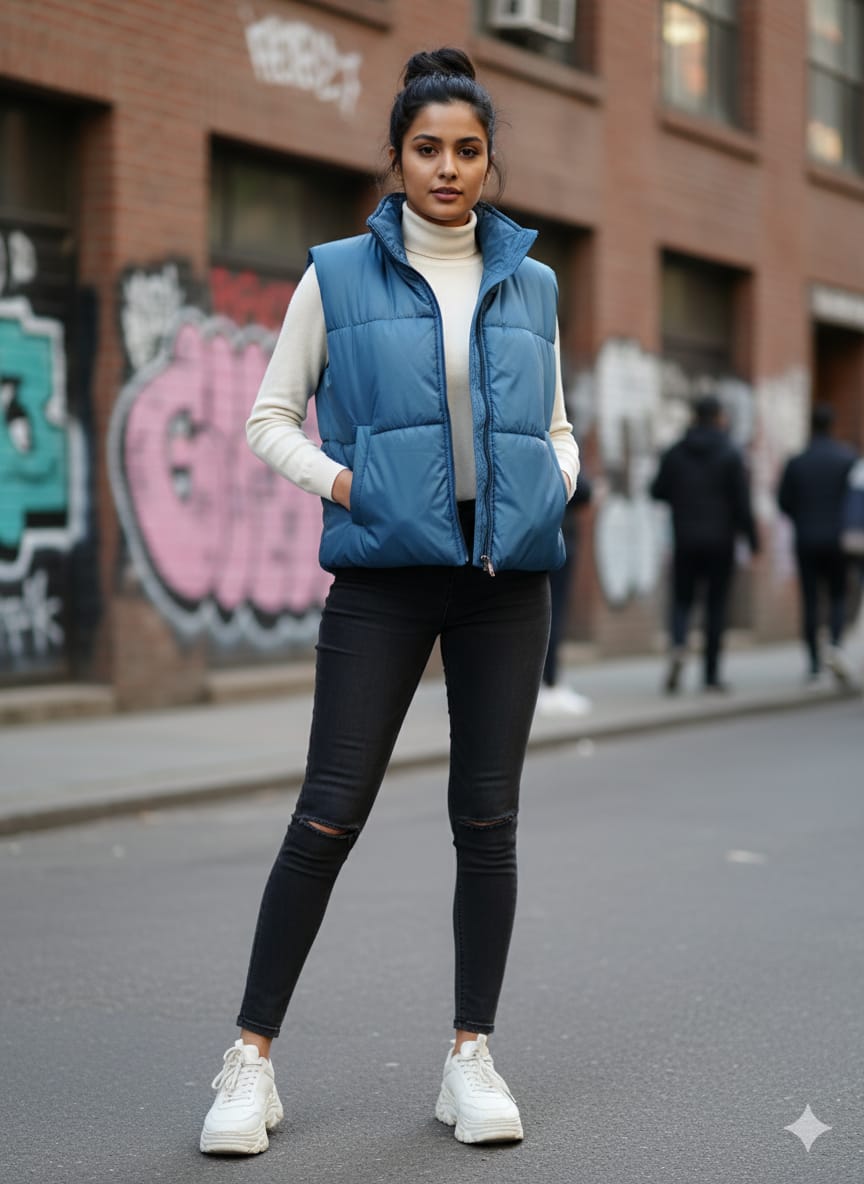 Urban Puff Women’s Sleeveless Puffer Jacket