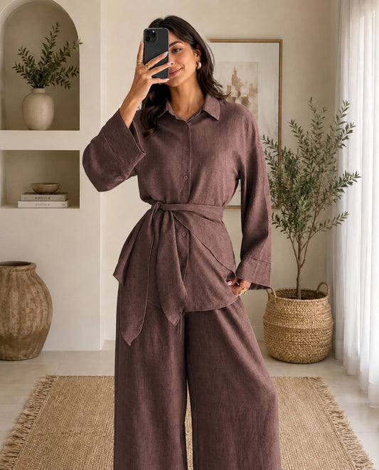 Draped Muse Co-ord Set