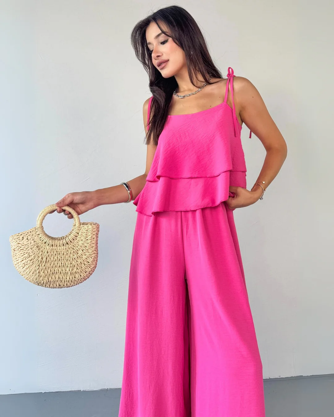 LunaFlow Layered 2-Piece Co-Ord Set