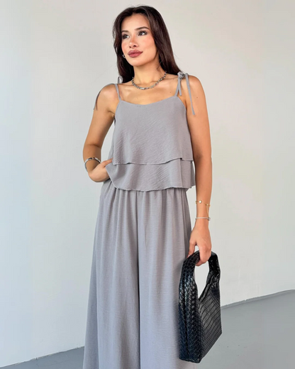 LunaFlow Layered 2-Piece Co-Ord Set