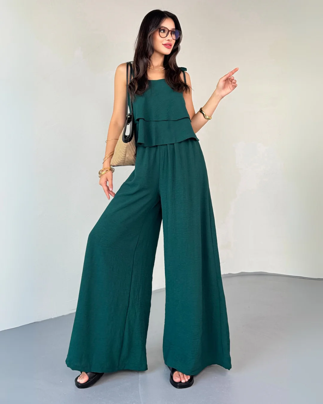 LunaFlow Layered 2-Piece Co-Ord Set