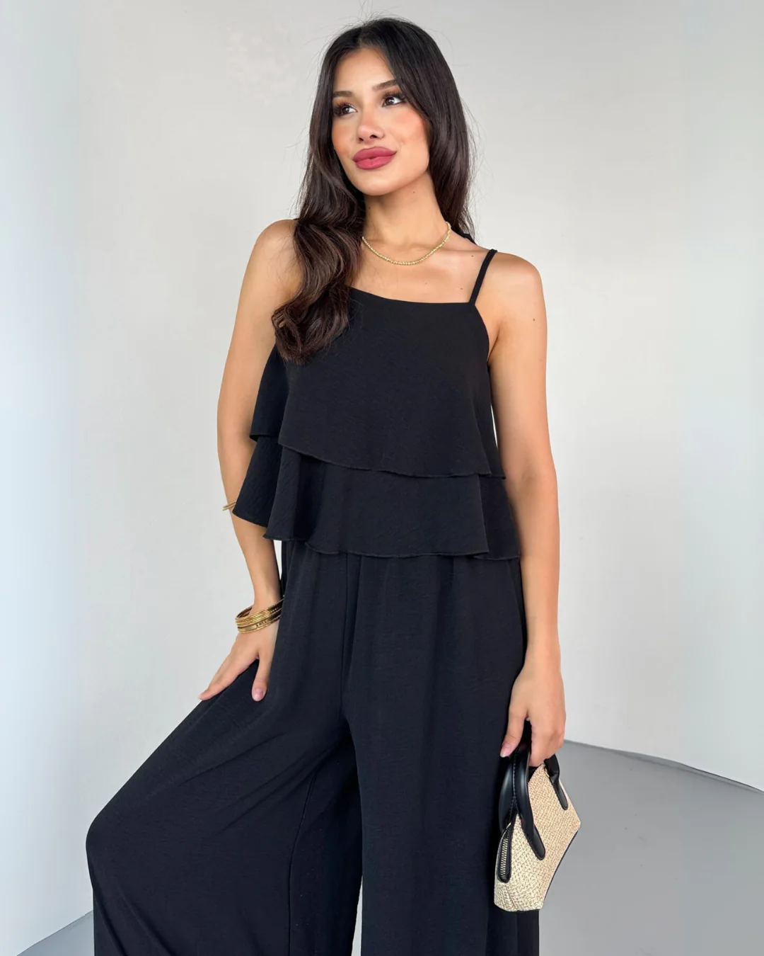 LunaFlow Layered 2-Piece Co-Ord Set