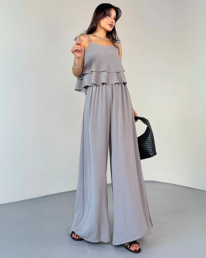 LunaFlow Layered 2-Piece Co-Ord Set