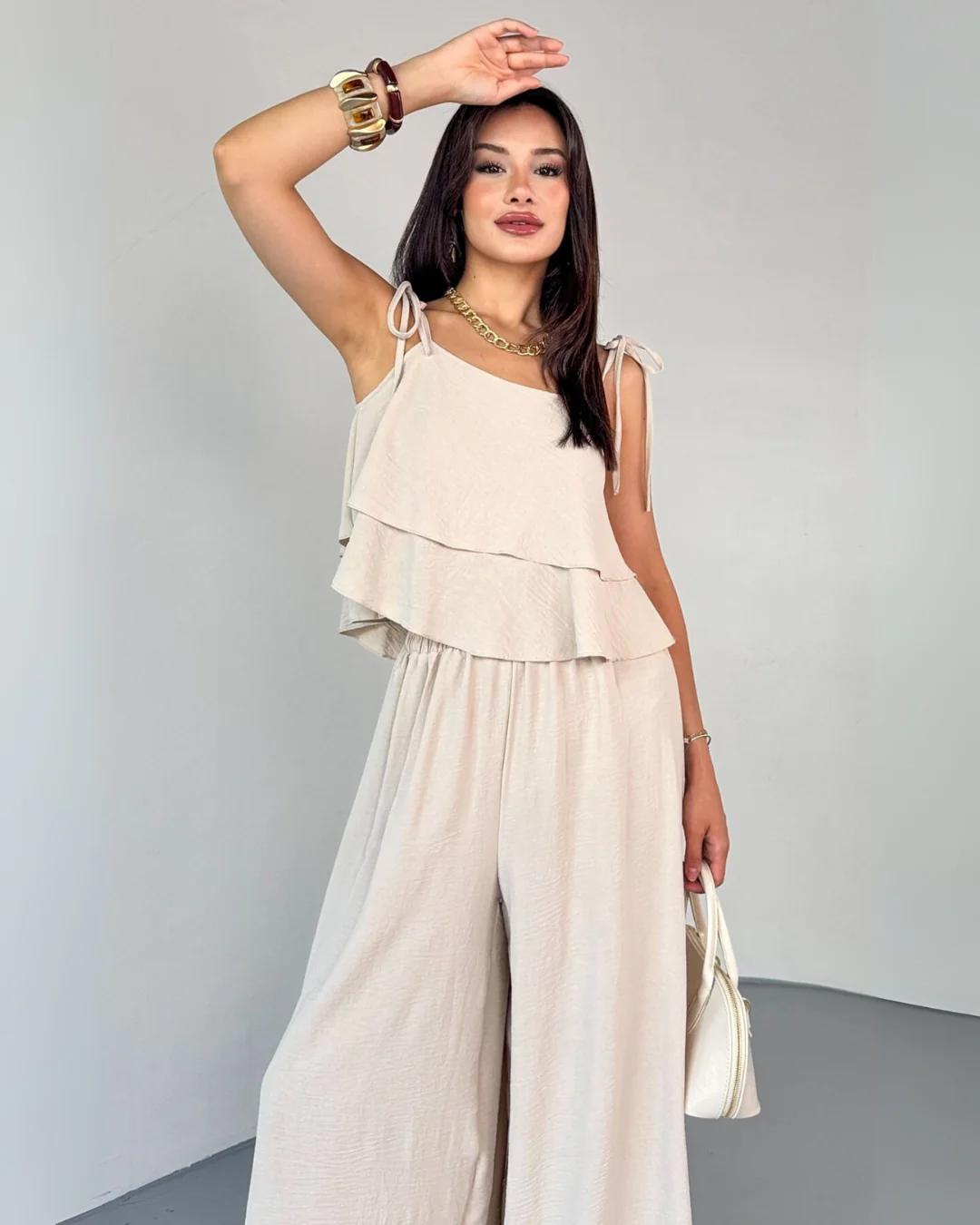 LunaFlow Layered 2-Piece Co-Ord Set