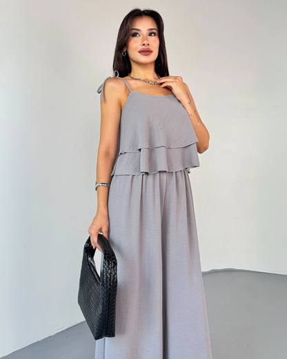 LunaFlow Layered 2-Piece Co-Ord Set