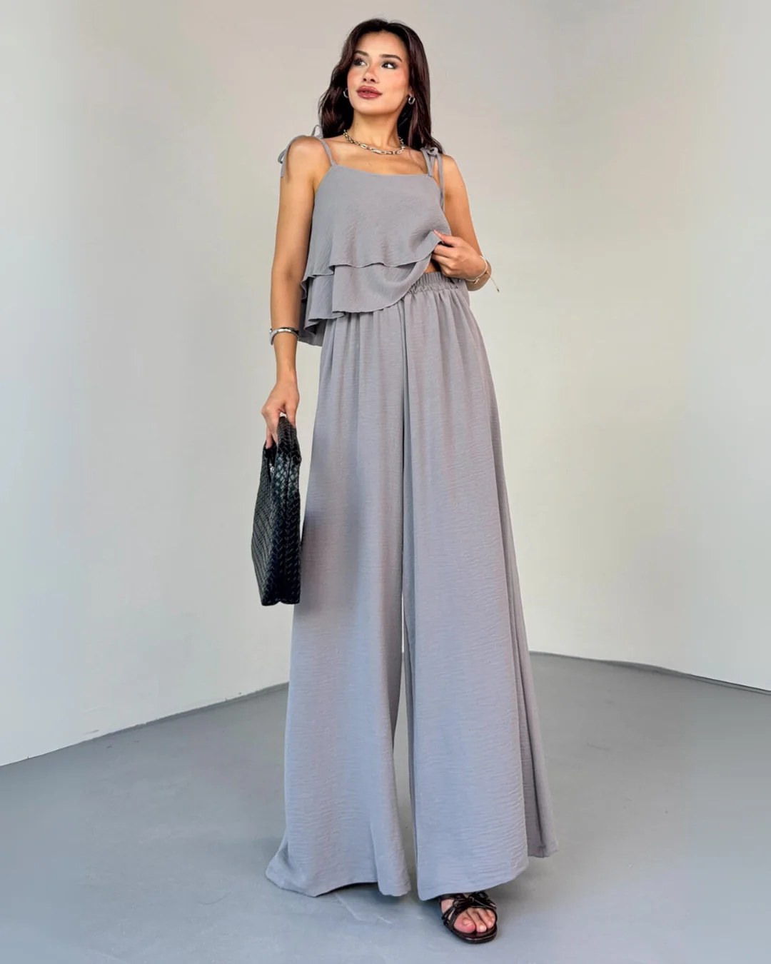 LunaFlow Layered 2-Piece Co-Ord Set