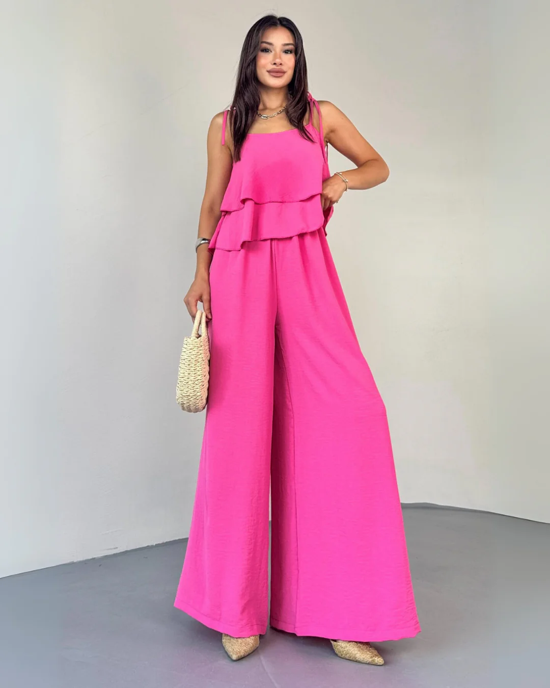 LunaFlow Layered 2-Piece Co-Ord Set