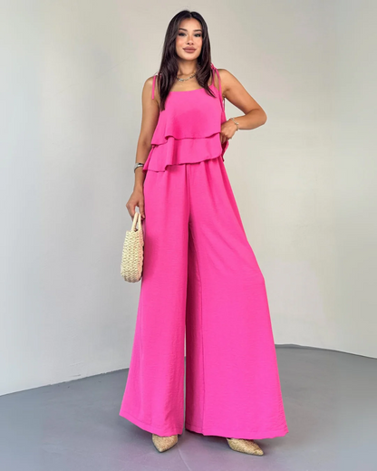 LunaFlow Layered 2-Piece Co-Ord Set