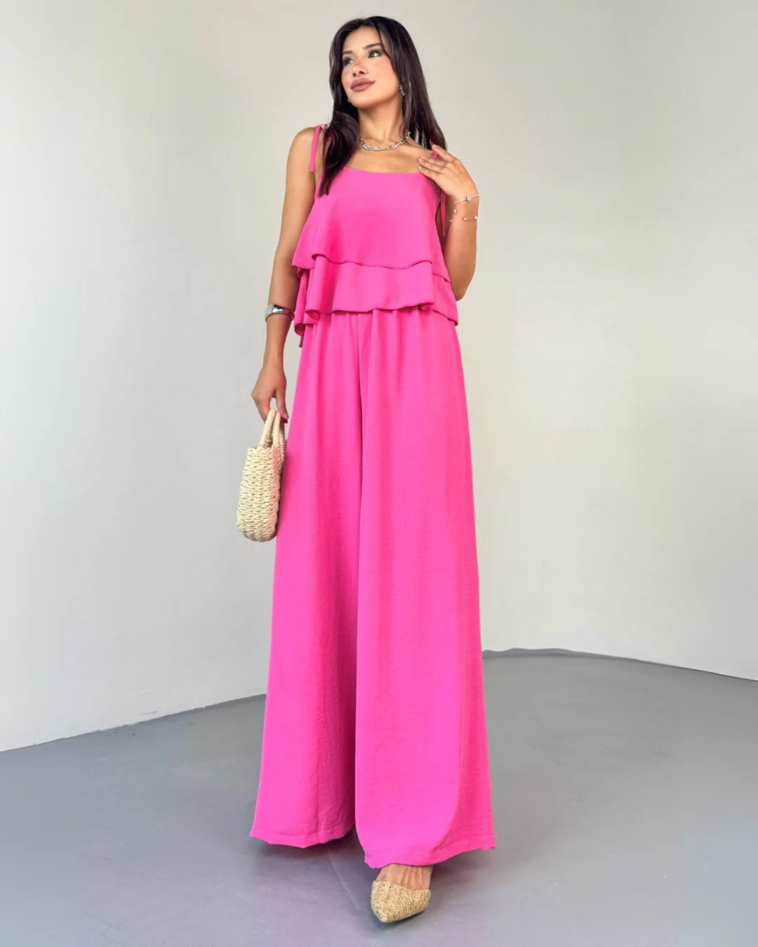 LunaFlow Layered 2-Piece Co-Ord Set