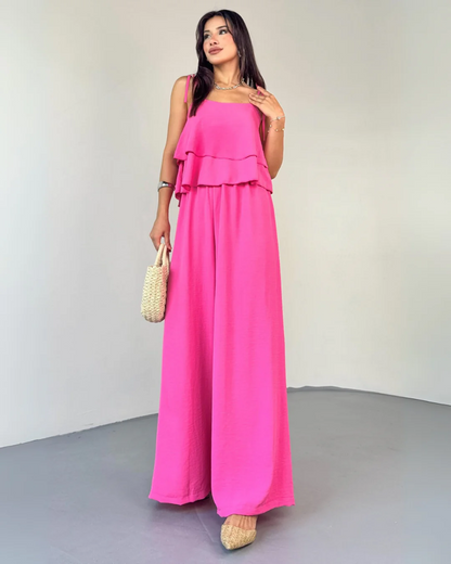 LunaFlow Layered 2-Piece Co-Ord Set