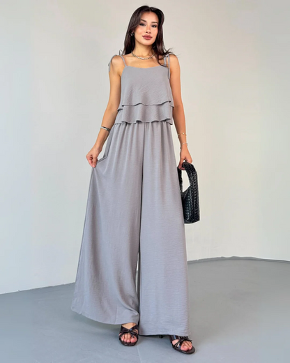 LunaFlow Layered 2-Piece Co-Ord Set