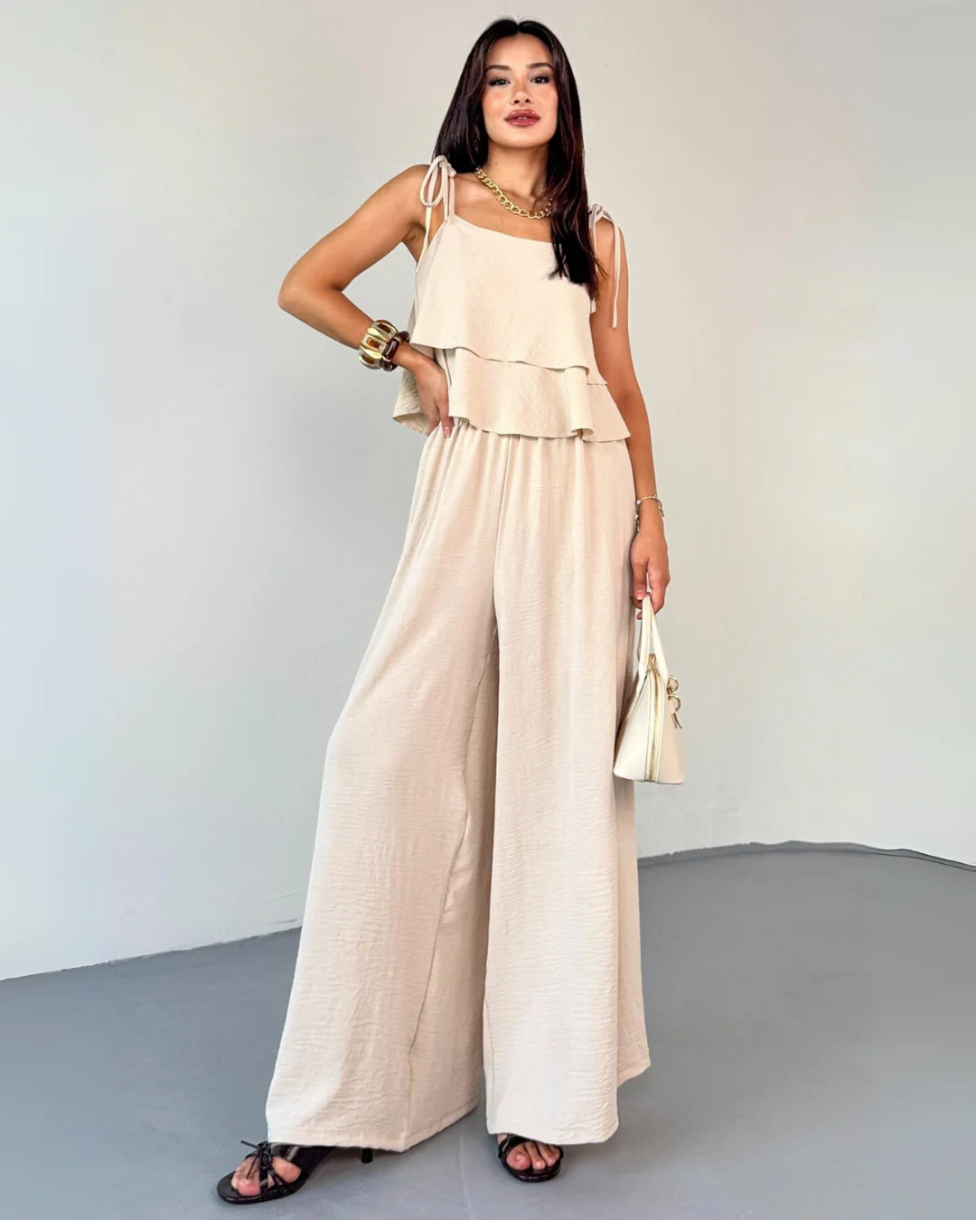 LunaFlow Layered 2-Piece Co-Ord Set